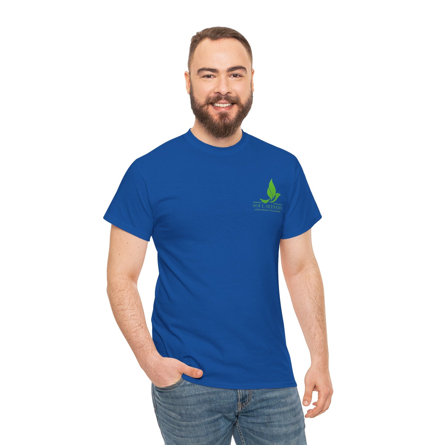 men's heavy cotton tee – durable, comfortable, and perfect for everyday wear with a classic fit