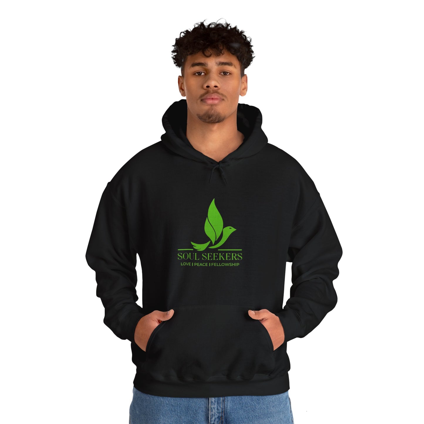 men cozy & durable heavy blend hooded sweatshirt – perfect for everyday comfort and faith-inspired style