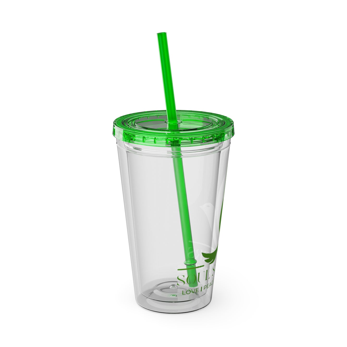 sunsplash tumbler with straw, 16oz