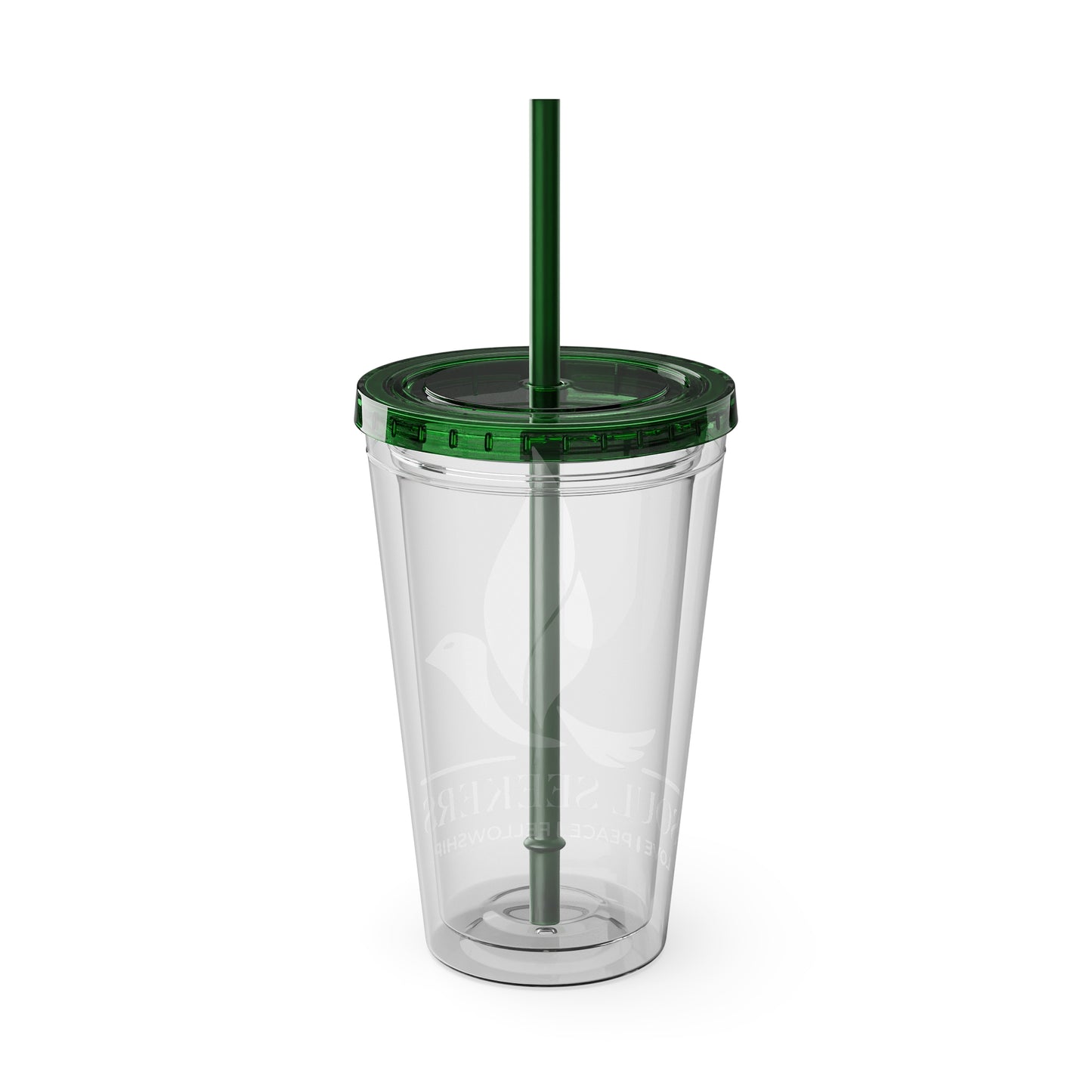 sunsplash tumbler with straw, 16oz