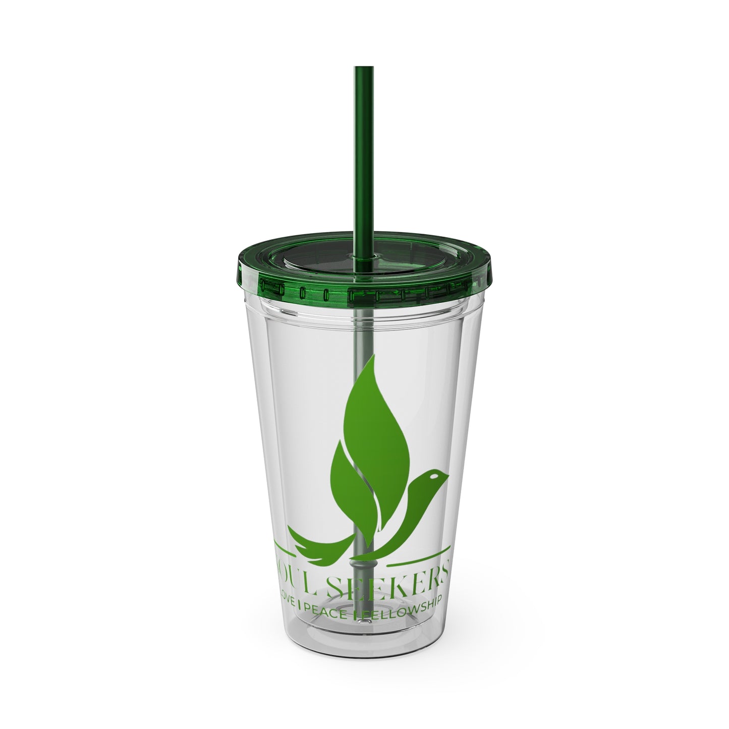 sunsplash tumbler with straw, 16oz