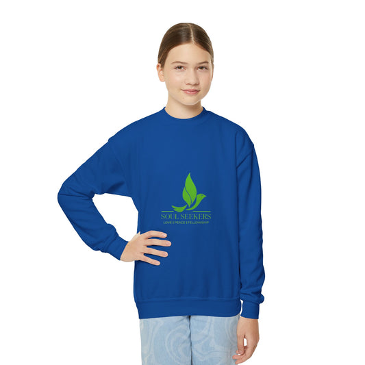 Youth Crewneck Sweatshirt – Comfortable, Durable, and Warm, Ideal for Everyday Wear with a Classic Fit for Active Kids