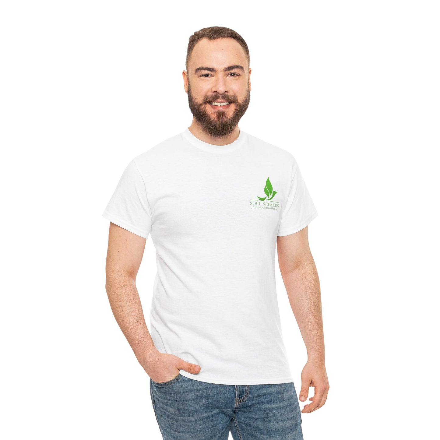 men's heavy cotton tee – durable, comfortable, and perfect for everyday wear with a classic fit