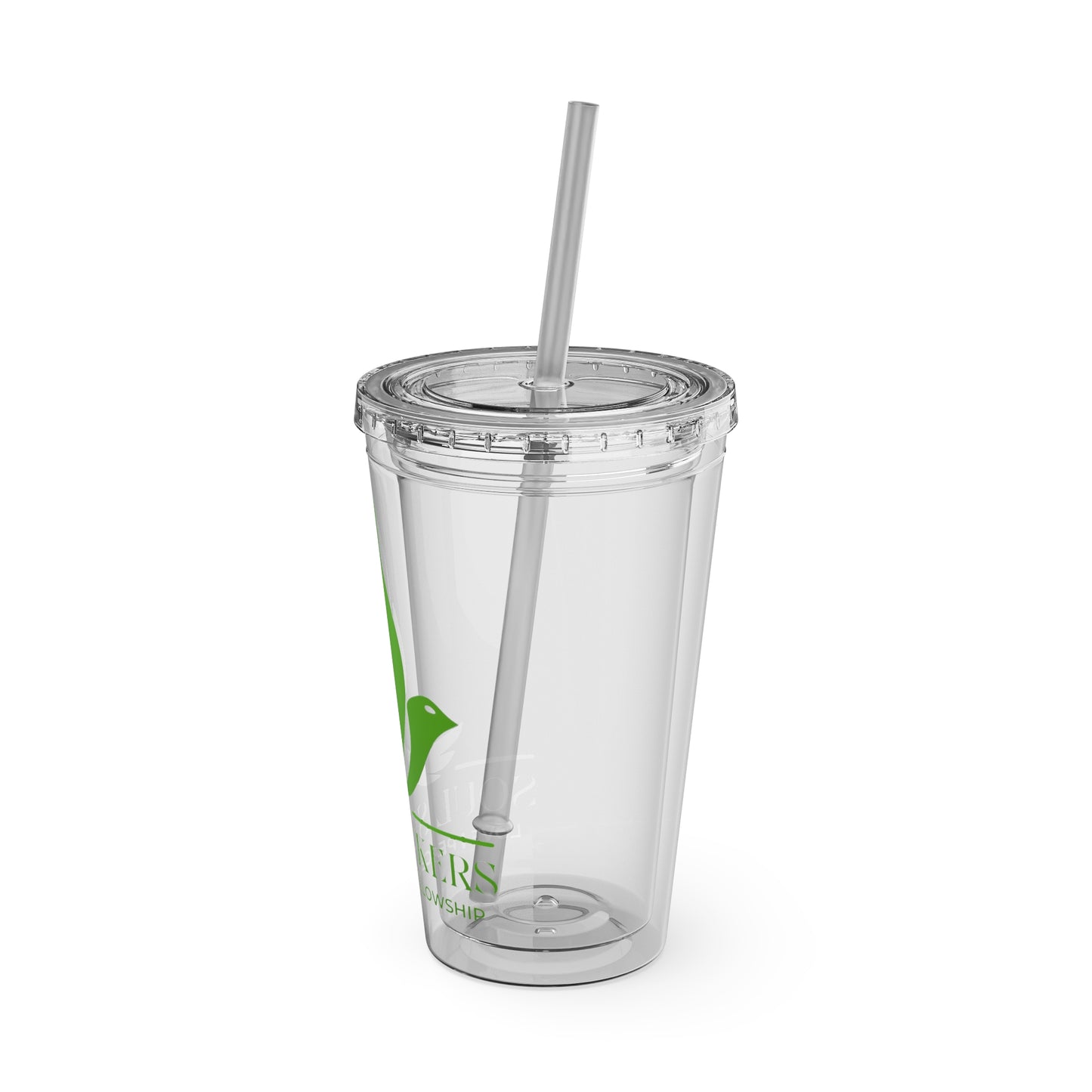 sunsplash tumbler with straw, 16oz