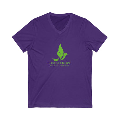 Women's Jersey Short Sleeve V-Neck Tee – Soft, Comfortable, and Stylish with a Flattering Fit for Everyday Wear