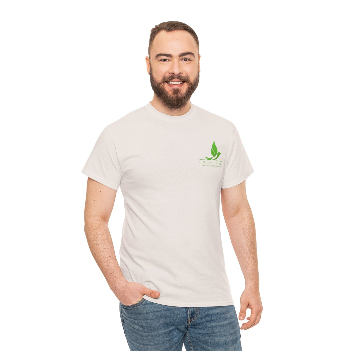 men's heavy cotton tee – durable, comfortable, and perfect for everyday wear with a classic fit