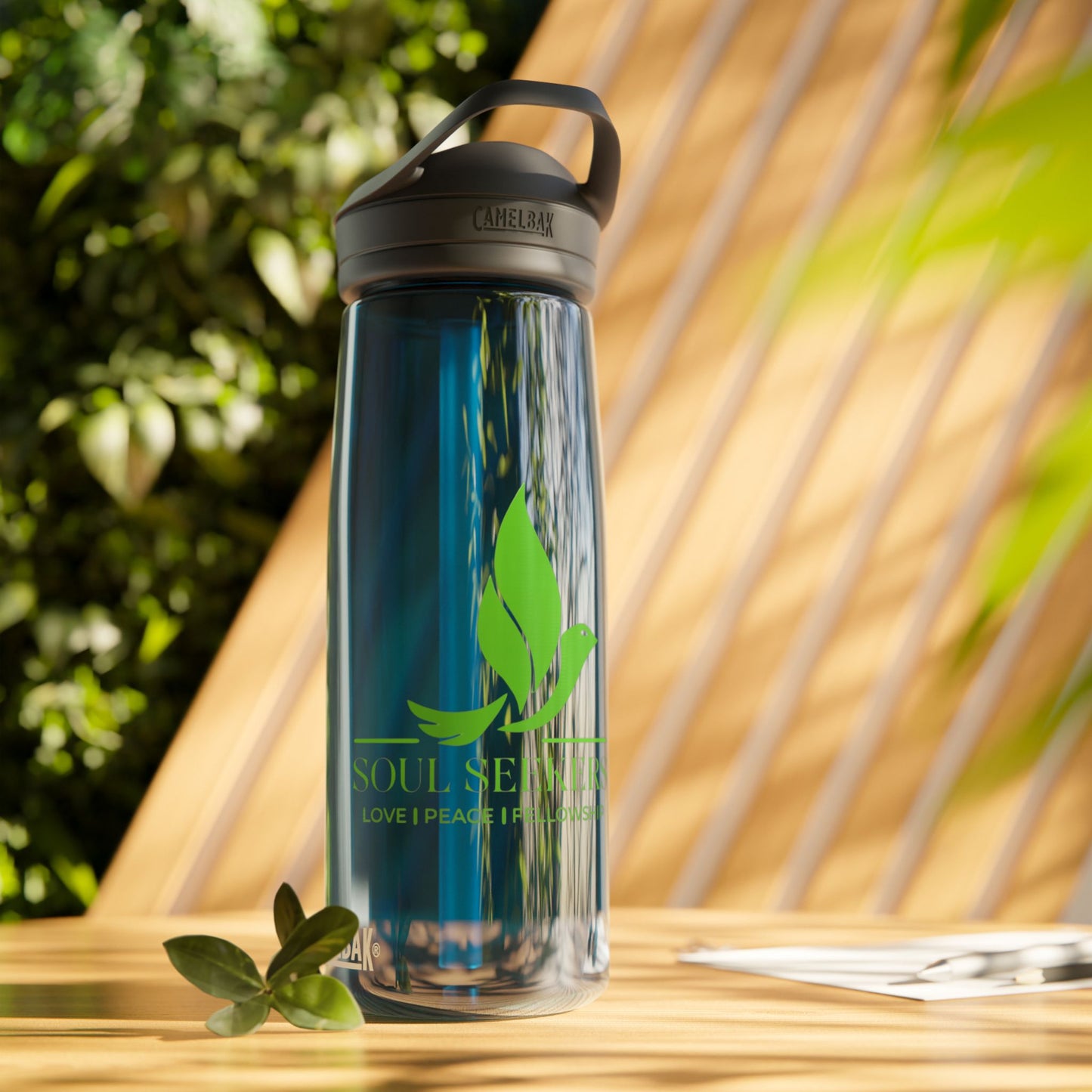 durable plastic water bottle with leak-proof cap, available in 20oz and 25oz – perfect for hydration on-the-go, gym workouts, and outdoor adventures