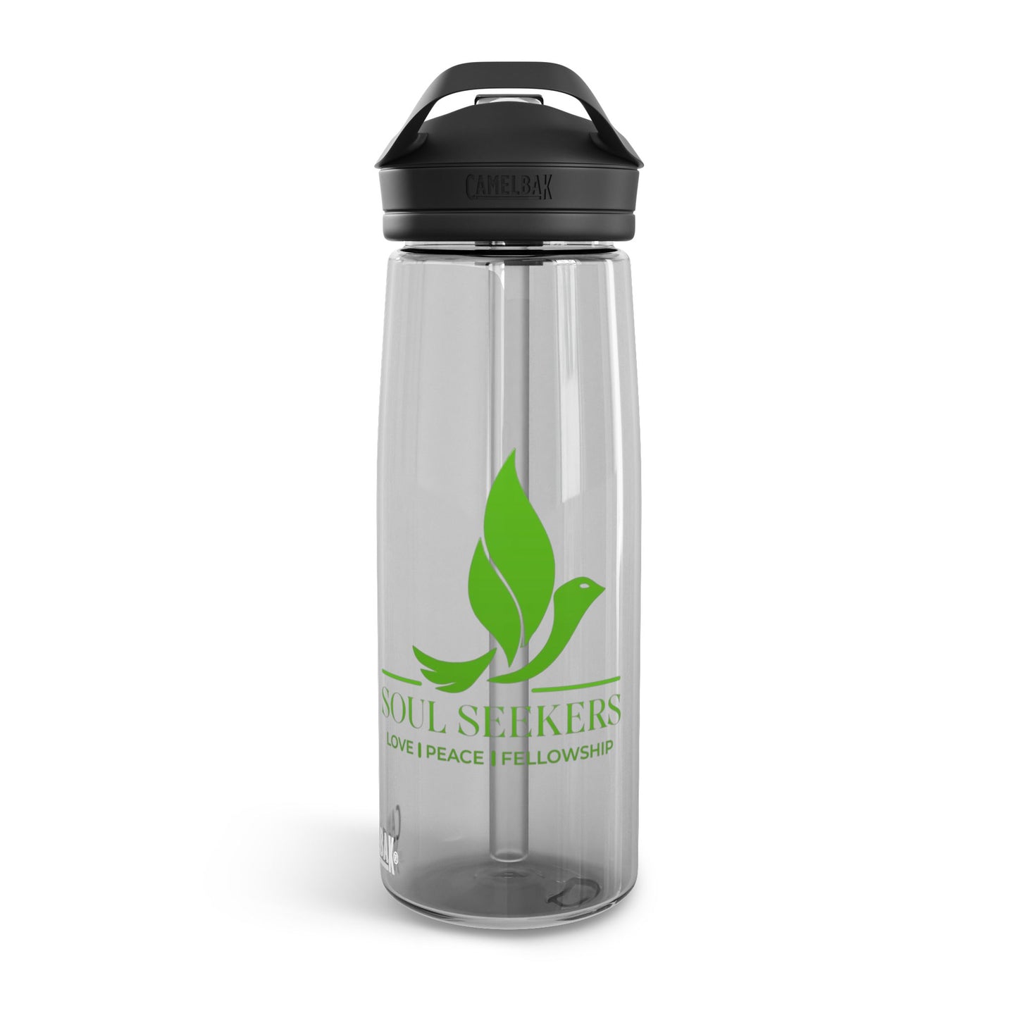 durable plastic water bottle with leak-proof cap, available in 20oz and 25oz – perfect for hydration on-the-go, gym workouts, and outdoor adventures