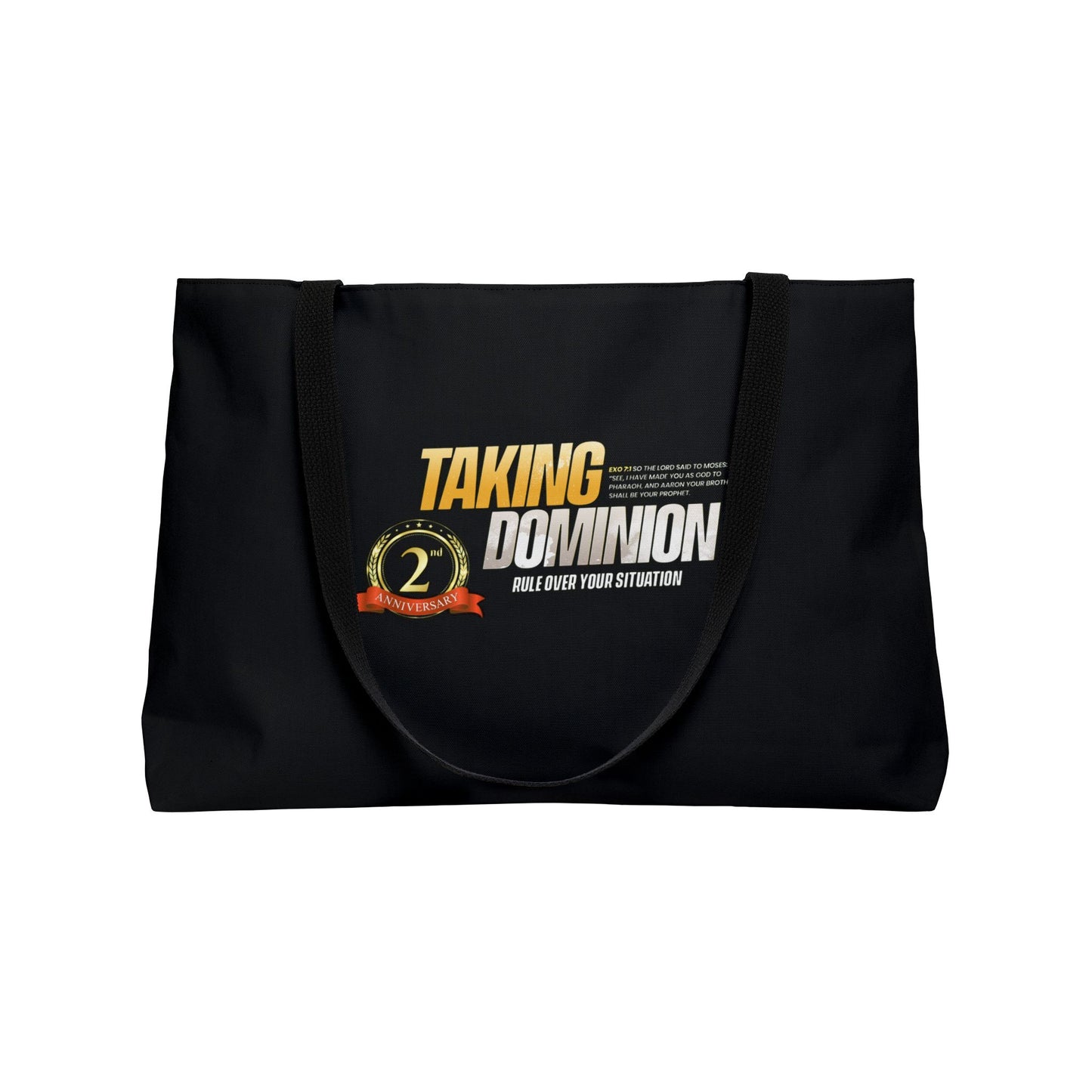 taking dominion tote bag