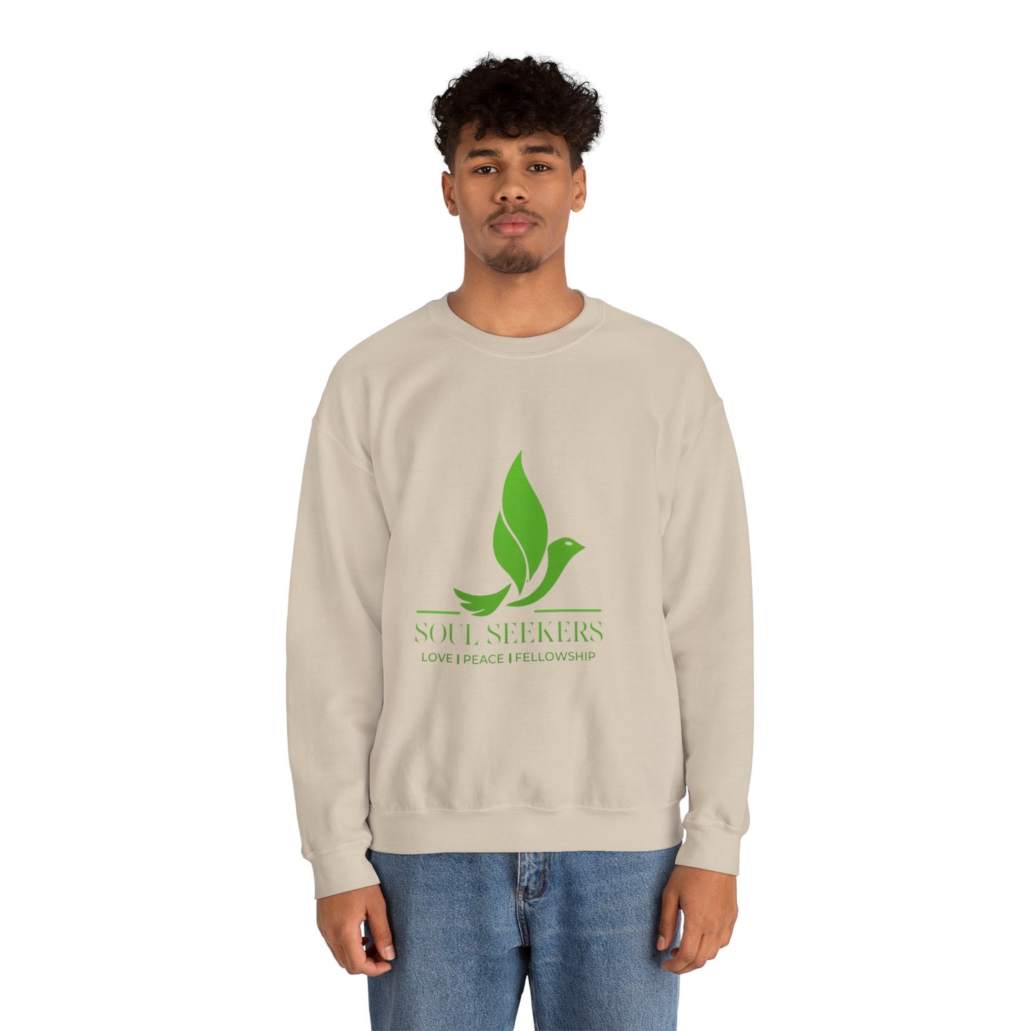 men's heavy blend crewneck sweatshirt – cozy, durable, and perfect for casual comfort and layering