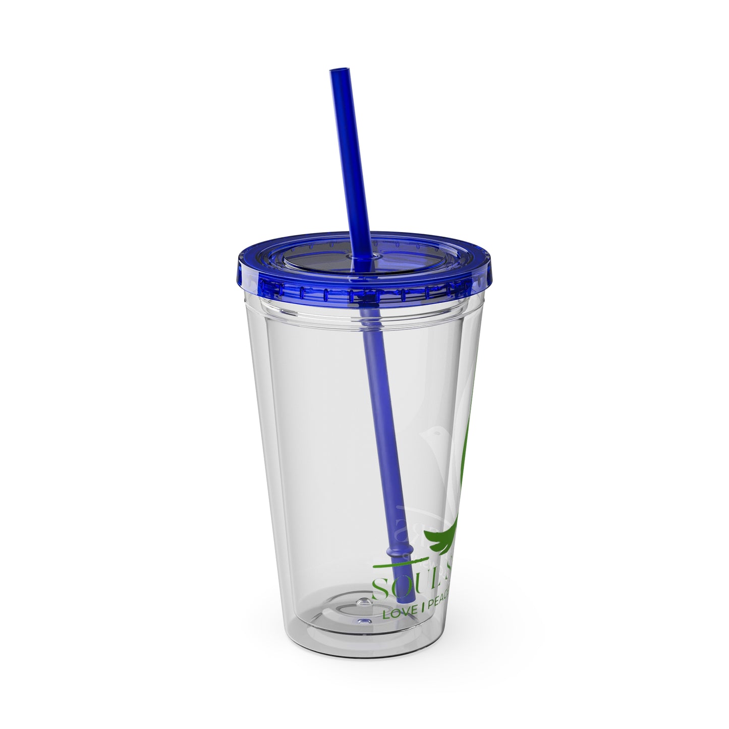 sunsplash tumbler with straw, 16oz