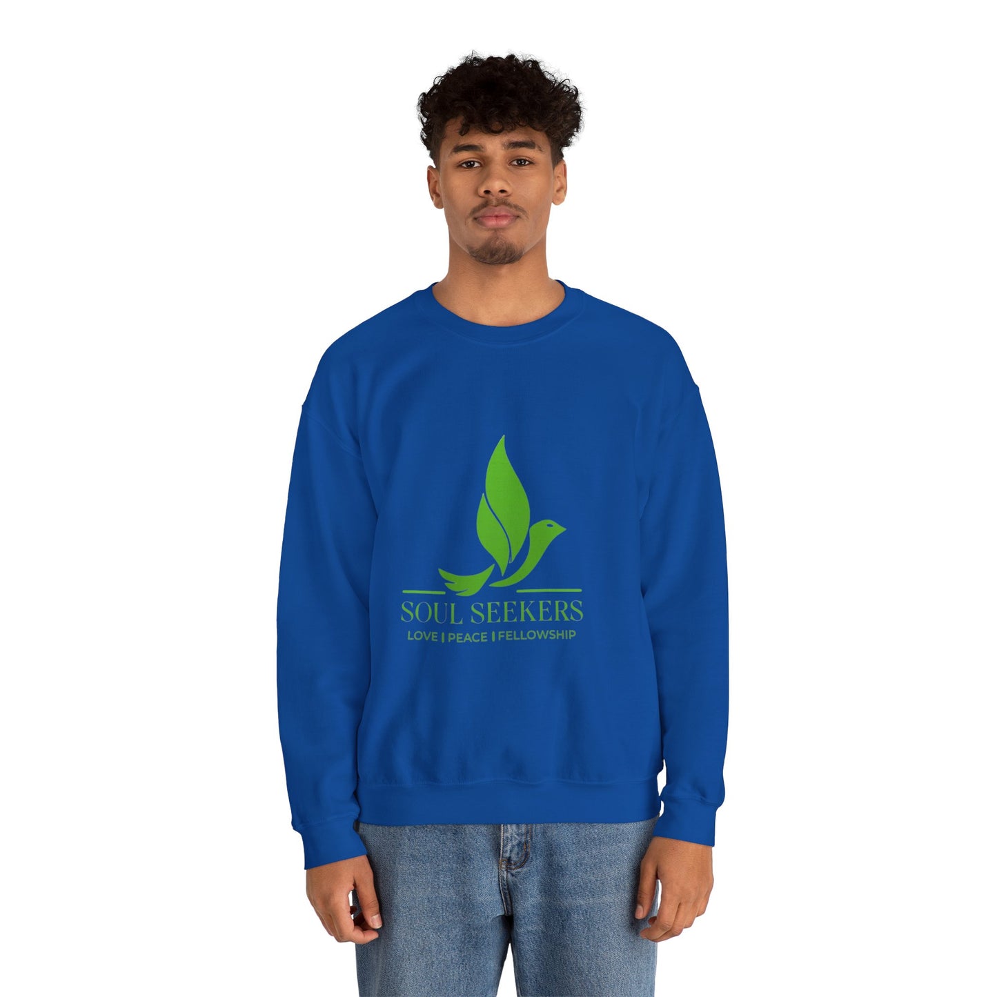 men's heavy blend crewneck sweatshirt – cozy, durable, and perfect for casual comfort and layering