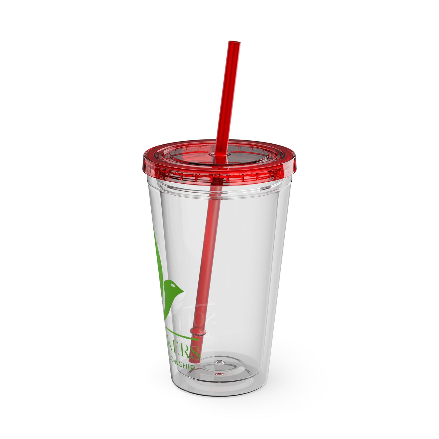 sunsplash tumbler with straw, 16oz