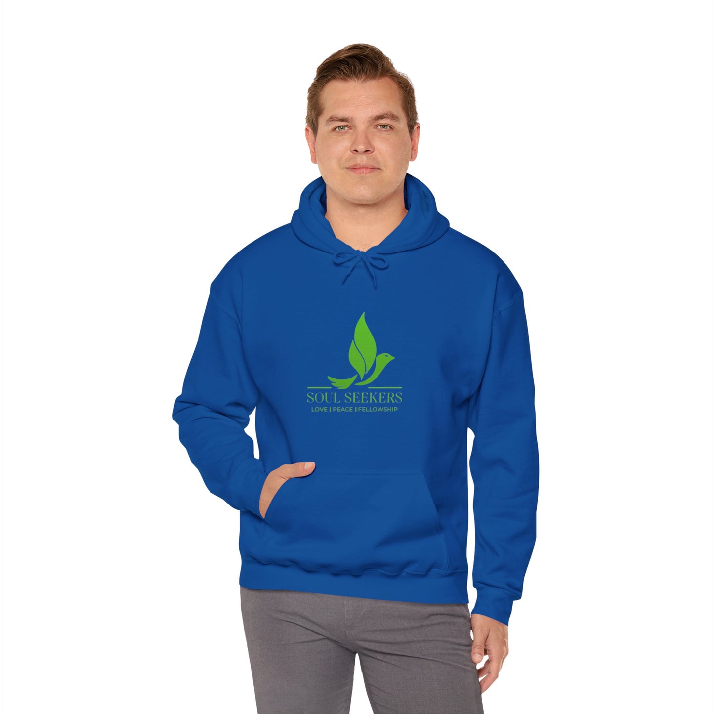 men cozy & durable heavy blend hooded sweatshirt – perfect for everyday comfort and faith-inspired style