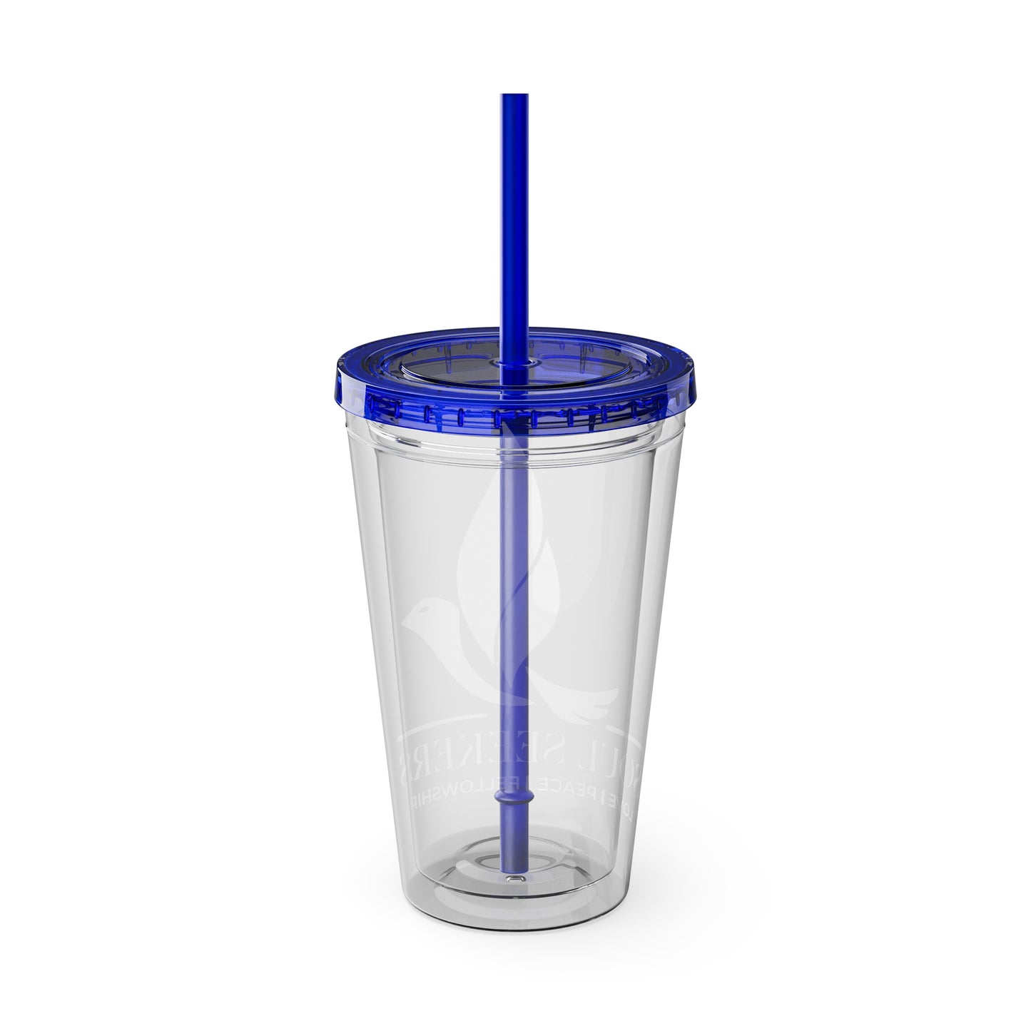 sunsplash tumbler with straw, 16oz